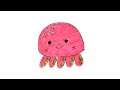 How to draw cute little octopus step by step #draw #art