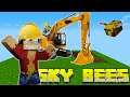 Learning How To Use Excavate | Minecraft {Sky Bee's}