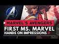 MARVEL'S AVENGERS | First Ms. Marvel Hands-On Gameplay Impressions
