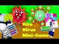 ONE VÀ NOOB YETI THỬ THÁCH CHƠI MINI GAME CHỐNG LẠI VIRUS CORONA TRONG MINECRAFT
