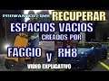 RECUPERAR ESPACIOS VACIOS CREADOS POR RH8 O FAGGIO TUTORIAL EXPLICATIVO
