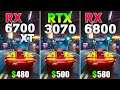 RX 6700 XT vs RTX 3070 vs RX 6800 - Test in 8 Games