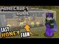 SUPER EASY HONEY FARM - How to get Honey Blocks FAST - Minecraft Guide - Let's Play Minecraft EP 11
