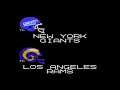Tecmo Super Bowl (NES) (Season Mode) NFC First Round Playoff: Giants @ Rams