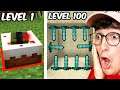 Testing Minecraft Traps From Level 1 To 100