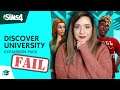 Η αποτυχημένη μου προσπάθεια να παίξω The Sims 4 Discover University  | Missmaddenplays