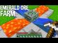 this MOST EFFECTIVE EMERALD ore FARM in Minecraft !!!