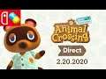 Animal Crossing New Horizons Direct Reaction! (2-20-20)
