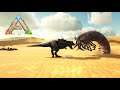 Ark Survival Evolved Scorched Earth Let's Play #038 Rex vs Deathworm!