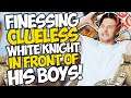 FINNESSING CLUELESS Call of Duty WHITE KNIGHT in front of HIS BOYS!!