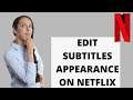 How to Change Netflix Subtitle Appearance (2021) | Netflix Tutorial