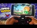 INSANO! TESTANDO O CUPHEAD DE ANDROID COM UM GAMEPAD + Como configurar controle