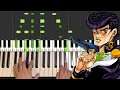 Josuke Theme (Piano Tutorial Lesson)