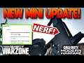 NEW MINI in GAME MODERN WARFARE UPDATE | JAK-12 NERF & NEW BUG FIXES for WARZONE! (COD MW UDPATE)