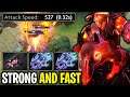 STRONG AND FAST CHAOS KNIGHT 2x MOON SHARD MAX ATTACK SPEED | DOTA 2
