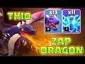 Th10 War Attack Strategy with Dragon and Zap Spell 2021 - 13 Dragon + 11 Zap Spell - Clash of Clans