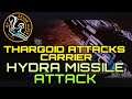 Thargoid Attacks Carrier! - Hydra Swarm Missile Strike!