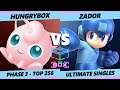 The Box Phase 3 - Liquid | Hungrybox (Jigglypuff) Vs. Zador (Mega Man) Smash Ultimate - SSBU