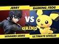 The Grind 118 Winners Semis - Jerry (Joker) Vs. Barking_Frog (Pichu) Smash Ultimate - SSBU