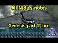 ARK: All 30 Nida notes on genesis 2 - Ark Survival Evolved
