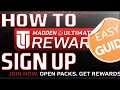HOW TO GET FREE PACKS IN MUT 21! HOW TO SIGN UP FOR MUT REWARDS!| MADDEN 21 ULTIMATE TEAM