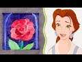 Oil Paint Art Inspired by Beauty and the Beast | Disney Family