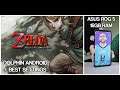 ROG 5 The Legend of Zelda The Wind Waker/Twilight Princess Dolphin best settings/Snapdragon 888