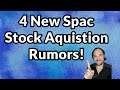 4 new Spac Stock Aquistion rumors $CCIV $GHVI $RTP $APSG to Buy the Rumor and Sell the News