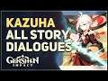 All Kazuha Dialogues Genshin Impact