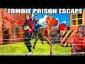 Box Fort Zombies PRISON ESCAPE Challenge! 24 Hour ZOMBIES Nerf War Z 📦😱
