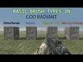 COD RADIANT: Basic Brush Types