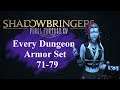 FFXIV - Shadowbringers: Every Armor Set From Leveling Dungeons (71-79)