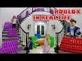 Giant Roblox Game in Real Life! 2000 Plastic Cups Obstacle Course in Our House!