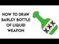 How to draw Barley Bottle of Liquid Weapon - Brawl Stars Step by Step