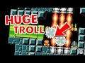 Huge TROLL Level in SMM - Super Mario Maker Trolls