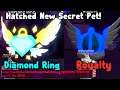 I Hatched New Secret Pet Diamond Ring! Shiny Royalty - Bubble Gum Simulator Roblox