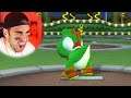 I play yoshi in mario super sluggers and he completely disrespects me...