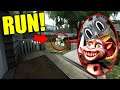 If You See CARTOON CAT vs TALKING TOM Outside Your House, RUN AWAY FAST!! (SCARY)