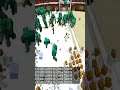 Mutan Zombie Army vs Mutant Snow Golem Army - Minecraft Mobs Fight #Shorts