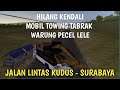 Nabrak Warung Pecel Lele  Bus Simulator Indonesia