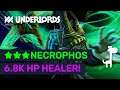 ★★★ NECROPHOS 6.8K HP Healer Tank! #1 New Meta Builds! | Dota Underlords