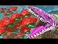 NOVO Mosassauro: O Oceano Foi Invadido Por Mais de 100 Red Megalodontes! Feed and Grow Fish (PT/BR)