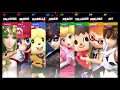 Super Smash Bros Ultimate Amiibo Fights   Request #9747 4 team battle at Prism Tower