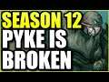 THE 100% BEST SEASON 12 PYKE BUILD (IT'S NOT FAIR) - League of Legends