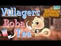 WHAT HAPPENS WHEN YOU GIVE VILLAGERS BOBA TEA?! - ANIMAL CROSSING NEW HORIZONS | ACNH