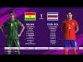 BOLIVIA VS COSTA RICA - MUNDIAL DE QATAR 2022 (FIFA WORLD CUP 2022)