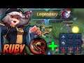 RUBY OFFLANER MVP + EMBLEM FIGHTER | BUILD RUBY TERSAKIT | TOP 1 GLOBAL RUBY