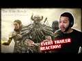 Elder Scrolls Full Movie Werewolf Vs Dragons All Cinematics Trailer REACTION!
