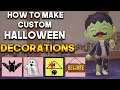 How To Make Custom Halloween Decorations | Animal Crossing Fall Update