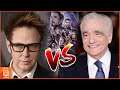 James Gunn says Martin Scorsese hatred for Marvel was to Self Promote his Film
